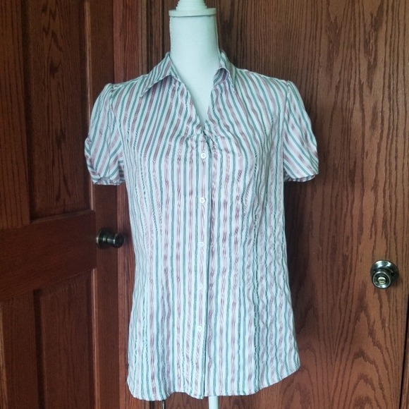 Womens Button-up Blouse - Picture 1 of 4